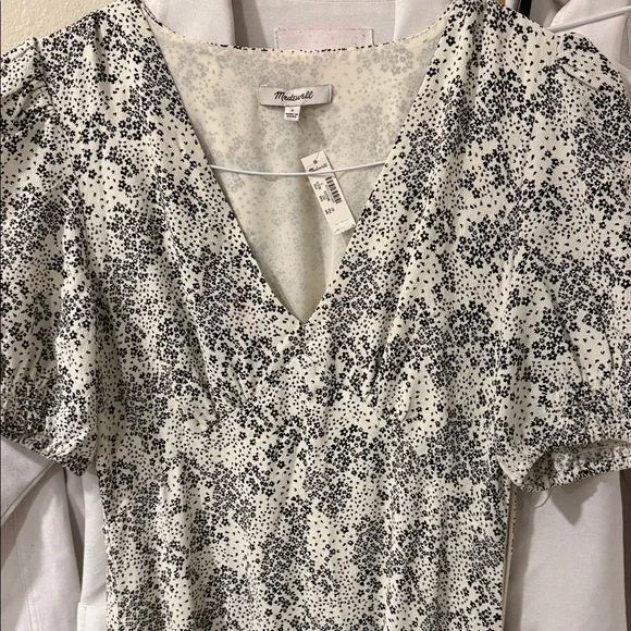 Madewell Ivory Floral Maxi Dress - Picture 3 of 4